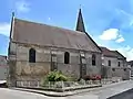 L'église au sud.