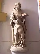 La statue de saint Gilles.