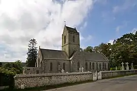 L’église vue nord.