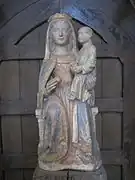 La Vierge à l'enfant (XVe siècle).