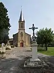 Le clocher de l'église.