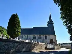 L'église Saint-Martin. Vue côté nord.