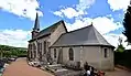 L’église Saint-Martin. Vue nord-ouest.