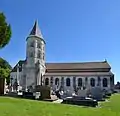 L'église Saint-Michel. Vue nord.