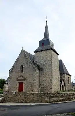 Église Saint-Nicodème, Quily, Morbihan: vue générale. (Photo prise le 4 octobre 2013)