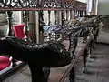 Stalles du XVIIe siècle, actuellement à l'église de Saint-Quentin-sur-le-Homme.