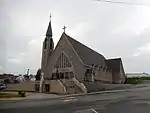 L'église Saint-Sauveur de Val-d'Or en août 2014