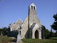 L'église Sainte-Bazile.