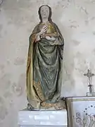 La statue de sainte Marie-Madeleine.