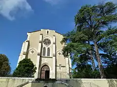 Façade de l'église Sainte-Quitterie-Saint-Nicolas