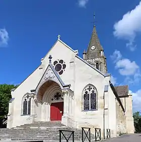 Vue depuis l'ouest.