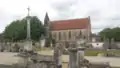 L'église Sainte-Catherine, vue du cimetière