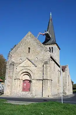 L'église Saint-Laurent.