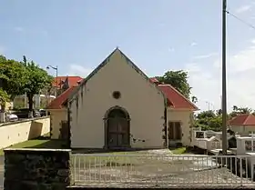 Façade de l'église Vieux-Fort