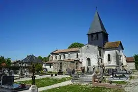 L'église et le cimetière,