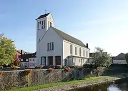 L'église catholique.