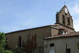 L'église, vue du nord-ouest.