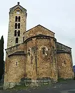 Unacéglise Saint-Martin(42° 45′ 41″ N, 1° 46′ 32″ E)