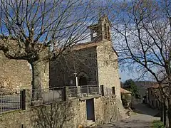 L'église de Chazeaux.