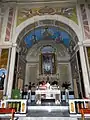 Intérieur de l'église de Fabro