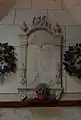 Monument aux morts dans l'église Saint-Georges de Gimbrède.