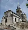 La façade de l'église Notre-Dame.