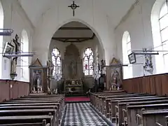 Intérieur de l'église.