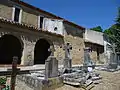 Le cimetière et l'église Saint-Étienne