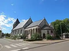 Vue extérieure depuis le sud-est.