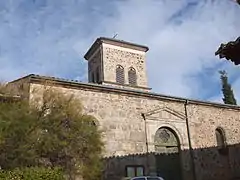 Saint-Clair (Ardèche) église, façade sud.