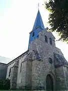 Fronton de l'église de la commune