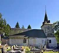 L'église de la Nativité-de-Notre-Dame. Vue côté nord.