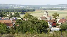 L'église au centre du village.