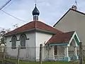 L'extérieur de l'église Notre-Dame-de-toutes-les-Protections à Champagne-sur-Seine.