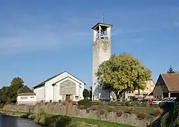 L'église protestante.