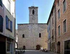 Église romane de Saillans.