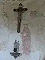 Fresque, chapelle saint Martin de Villenglose XIIIe siècle?.