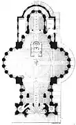Plan de la basilique.