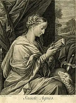 Sainte Agnès, British Museum