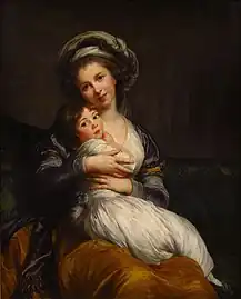 Élisabeth Vigée Le Brunet sa fille Julie 1786