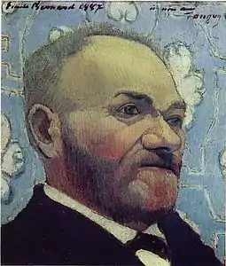 Émile Bernard, Portrait du Père Tanguy (1887), Bâle, Kunstmuseum.