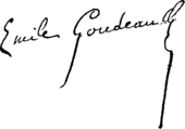 signature d'Émile Goudeau