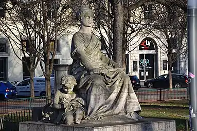 Statue de  La Ville de Lyon.