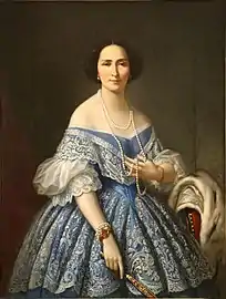 Émile Roumens, Portrait de femme.