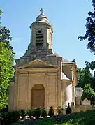 La façade nord de l'église Saint-Eutrope.