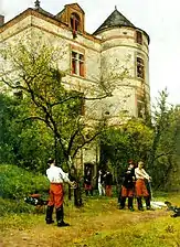 Sur le terrain de duel (1879), localisation inconnue.