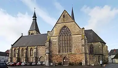 Chevet de l'église Saint-Gervais-Saint-Protais(Vitraux ).