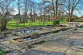 Le lavoir-abreuvoir.