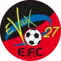 Logo d’Évreux Football Club 27 jusqu'en 2018.