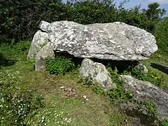 Un dolmen de Groix.